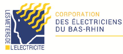 Logo de la Corporation des Électriciens du Bas-Rhin